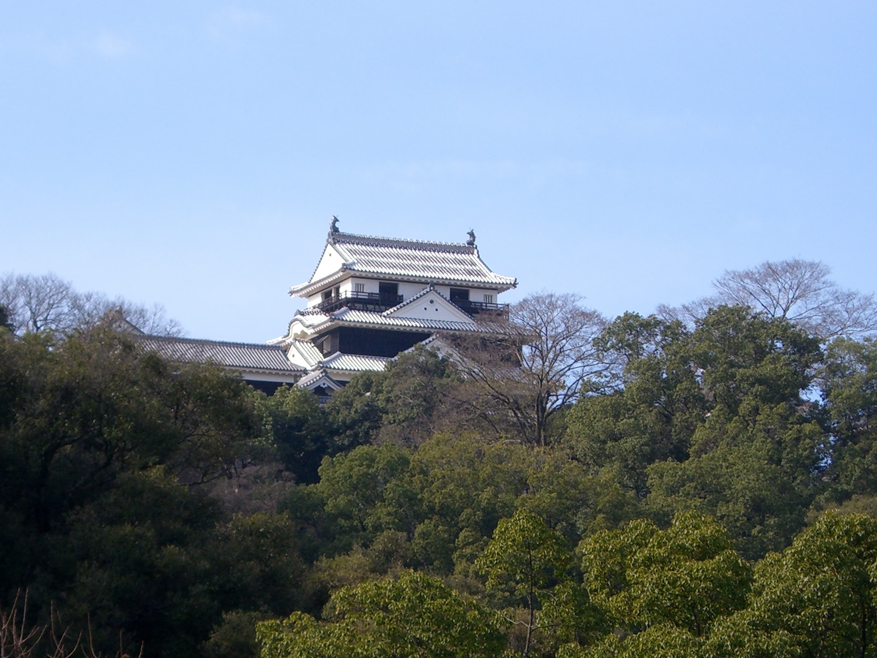 The main tower of Matsuyama Castle in Ehime